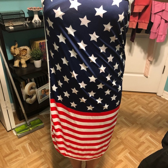 3/$15 American Flag Cover Up - Picture 3 of 4